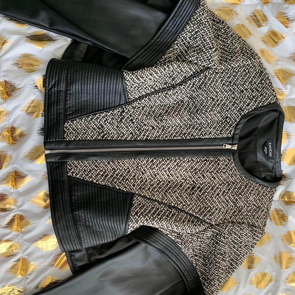 Bebe Faux Leather Jacket